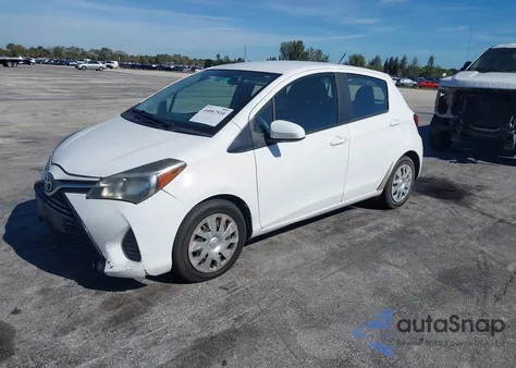 2015 Toyota Yaris L из США, поврежденный, VIN VNKKTUD36FA027564
